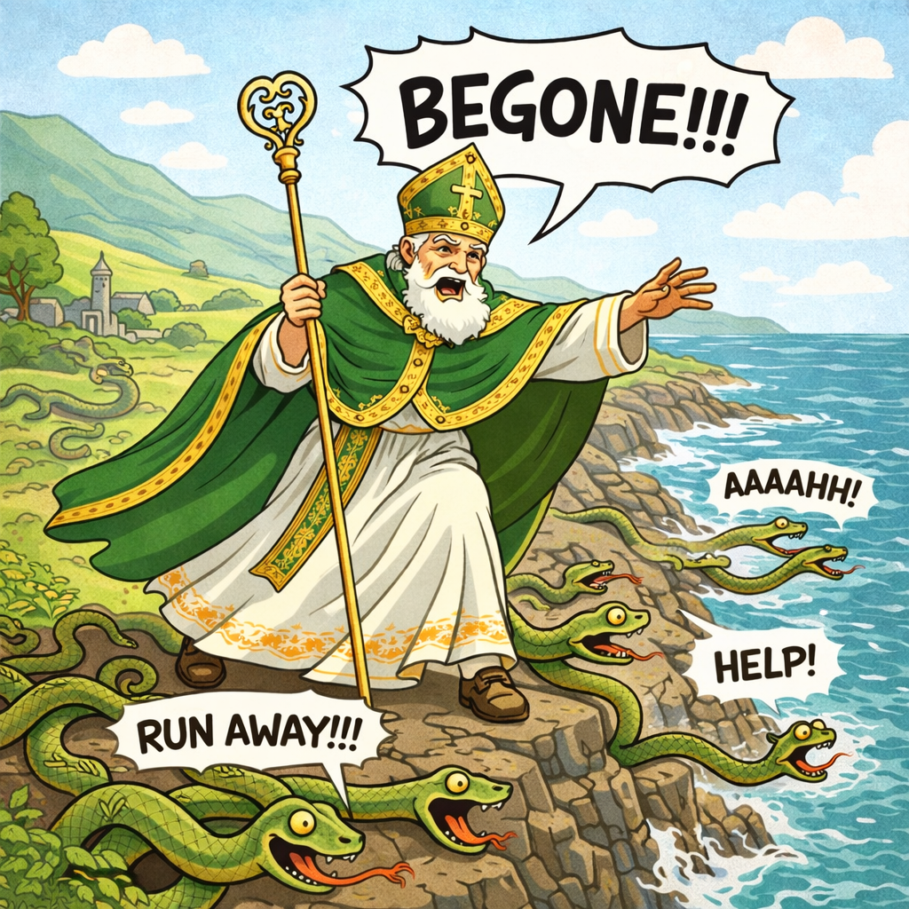 🍀 The Meaning of St Patrick's Day - Shamrocks, Snakes and Why We Wear Green - Sunbaked Lizard Jewellery & Gifts