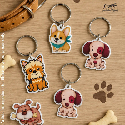 Dog-Collar-Charms Sunbaked Lizard Jewellery & Gifts