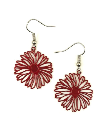 Filigree Daisy Earrings - 3 Colours
