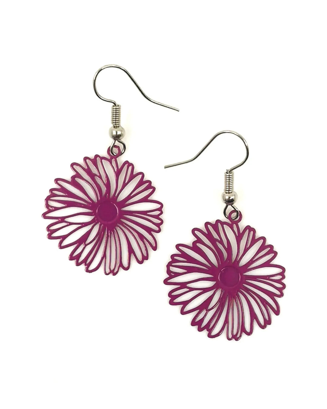 Filigree Daisy Drops - 3 Colours Sunbaked Lizard Jewellery &amp; Gifts