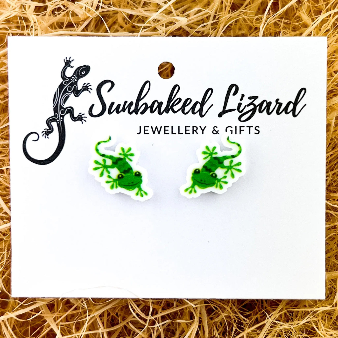 Adorable Gecko Studs