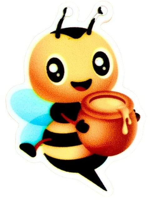 Adorable Honey Pot Bee Brooch