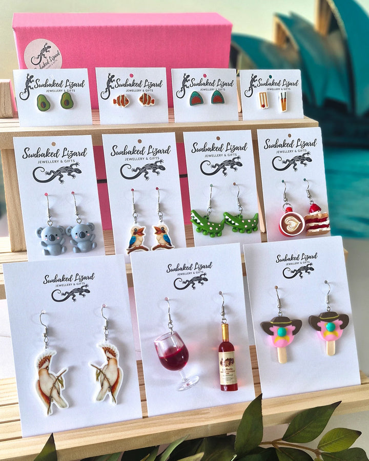 Gift Box - Aussie Theme Sunbaked Lizard Jewellery &amp; Gifts