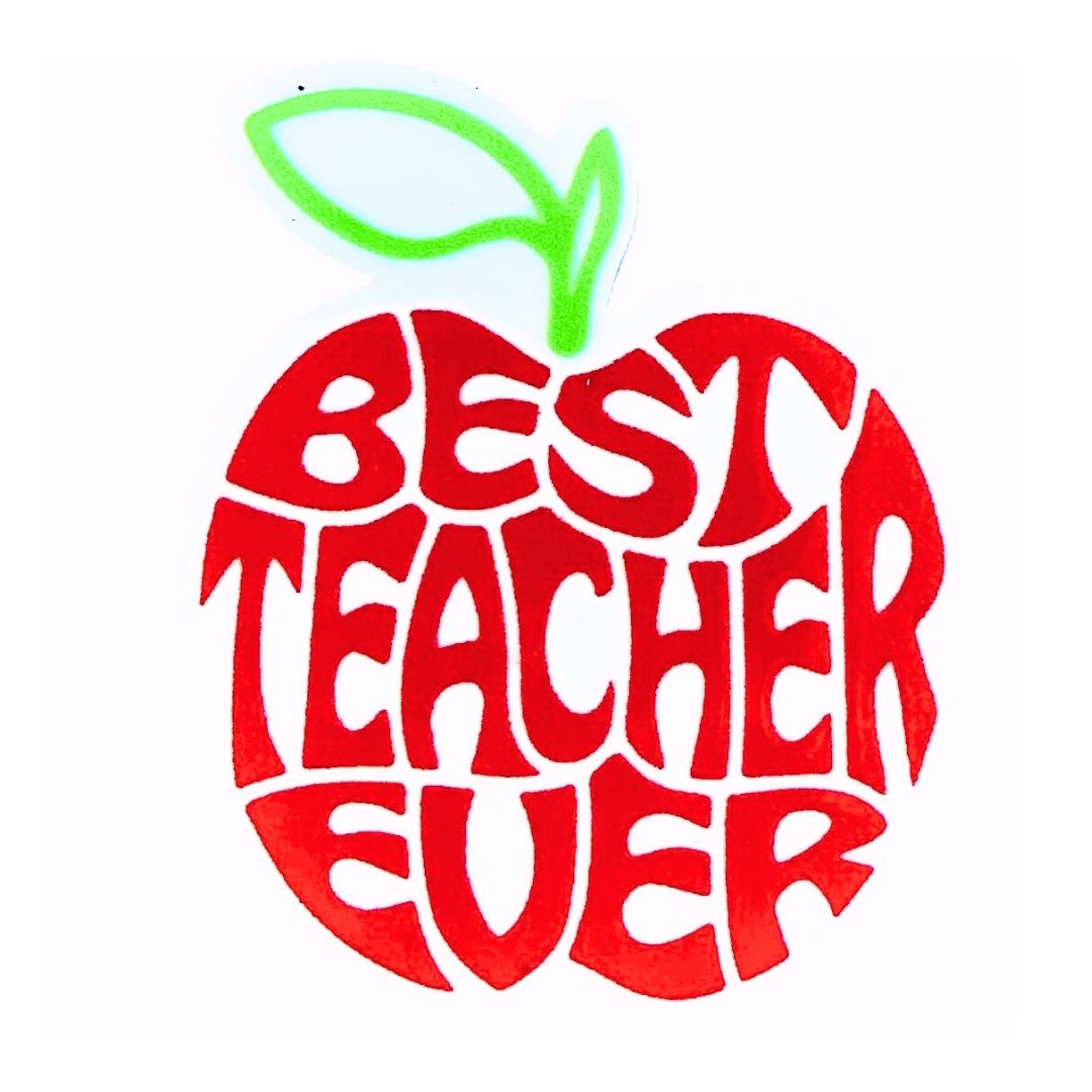 Best Teacher Ever (apple) Brooch – Sunbaked Lizard Jewellery & Gifts