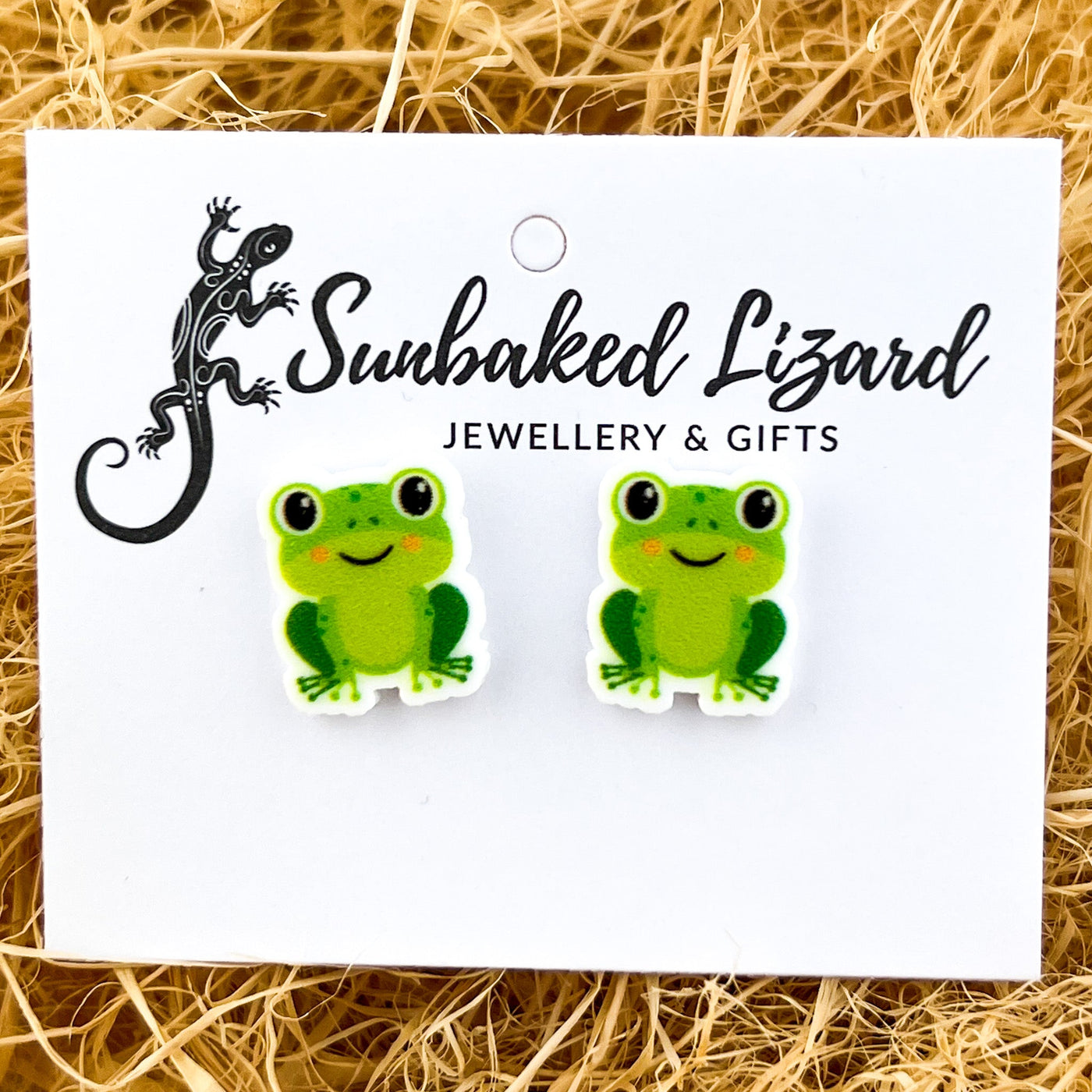 Bubbles the Green Tree Frog Studs
