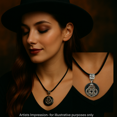 Celtic Knot Charm Necklace Sunbaked Lizard Jewellery & Gifts