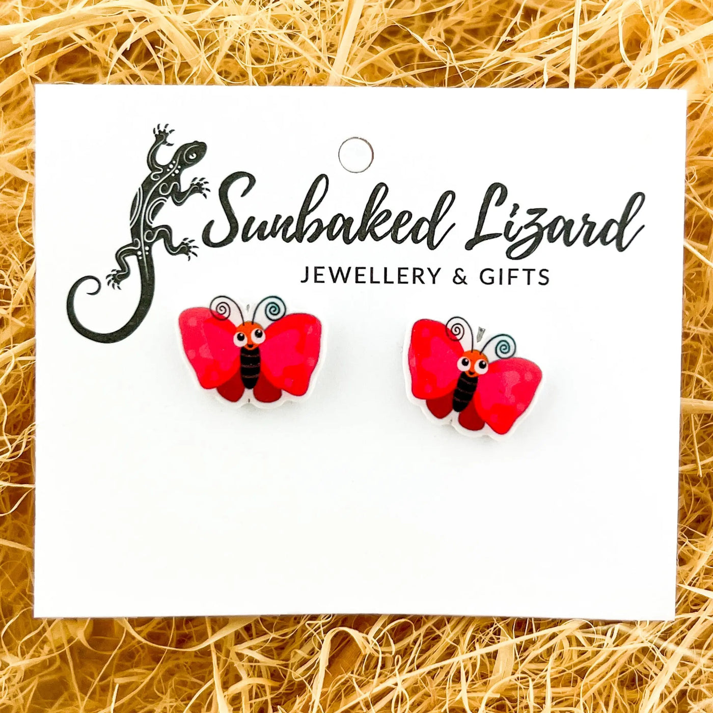 Cutie Pie the Butterfly Stud Earrings
