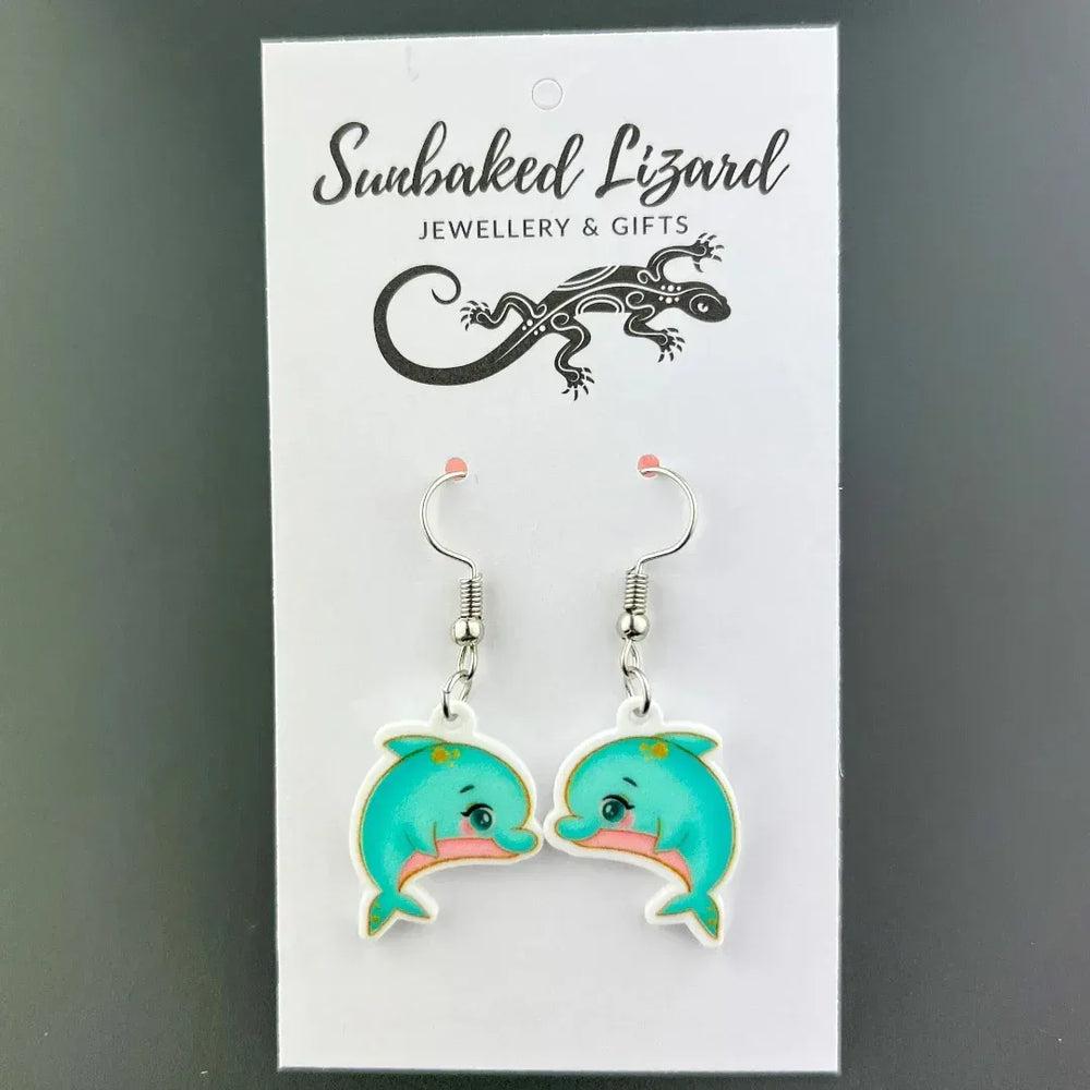 Dainty Dolphin Drops Sunbaked Lizard Jewellery & Gifts