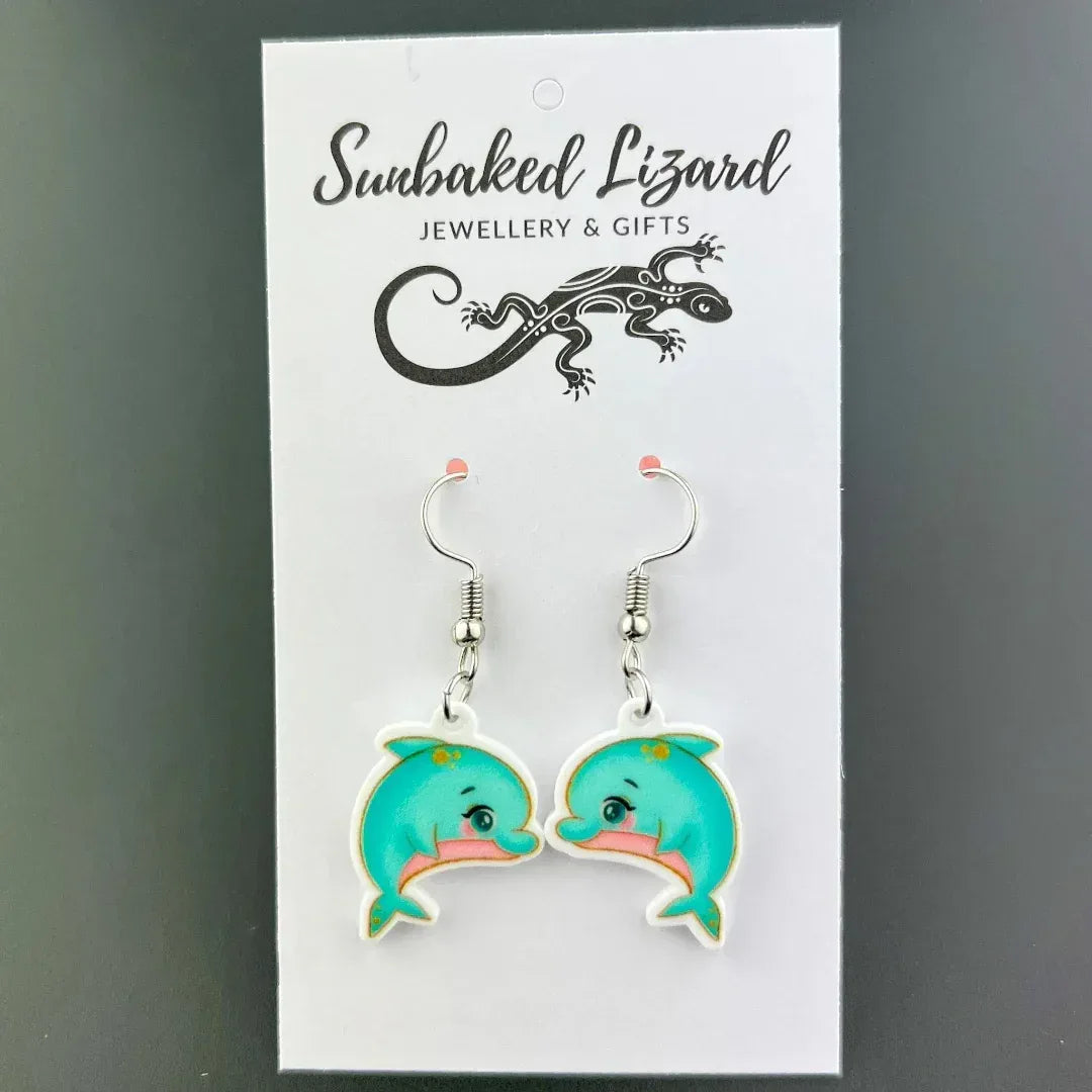 Dainty Dolphin Drops Sunbaked Lizard Jewellery &amp; Gifts
