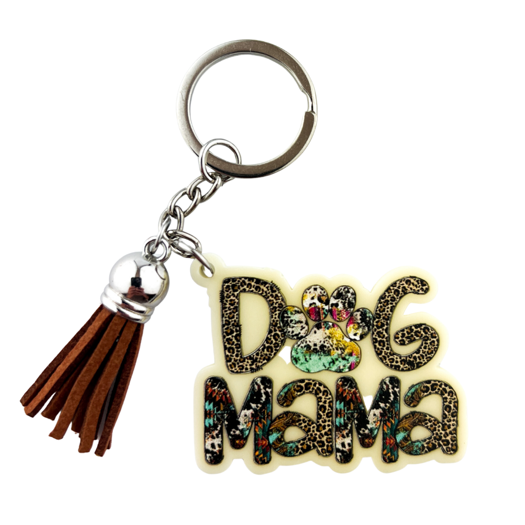 Dog Mama Keyring