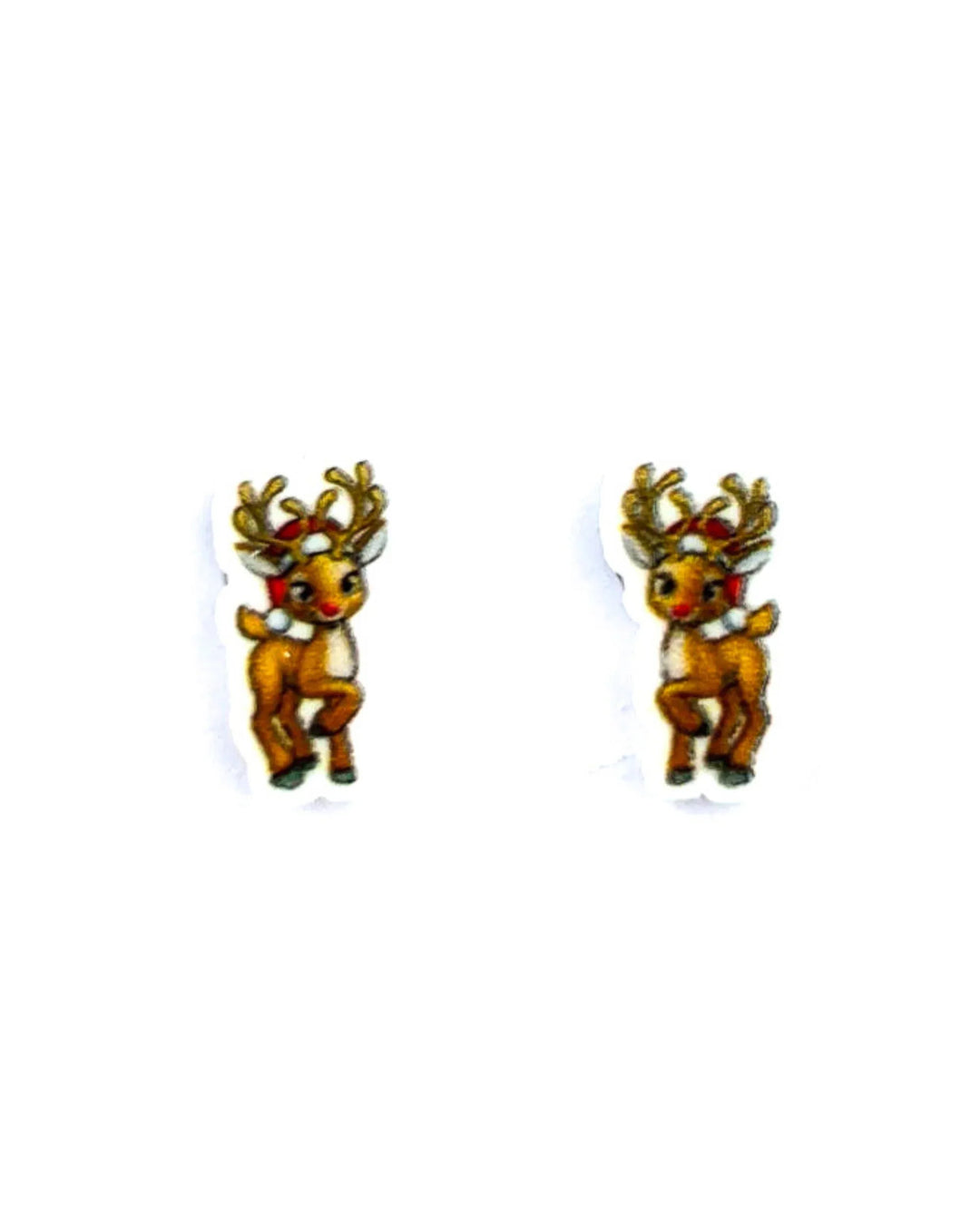 Festive Reindeer Studs Sunbaked Lizard Jewellery & Gifts