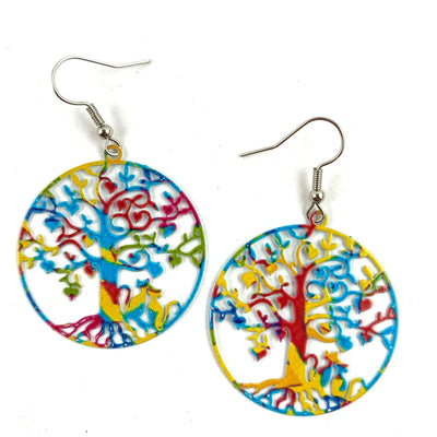 Filigree Cat Lovers Tree Of Life Drops