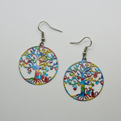 Filigree Cat Lovers Tree Of Life Drops