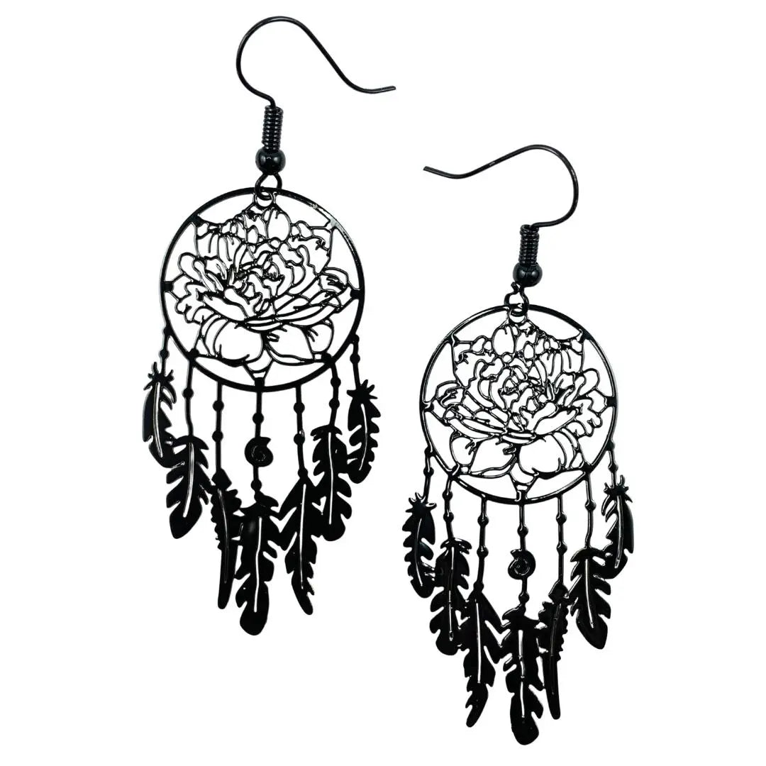 Filigree Dream Catcher Drops - 3 Colours