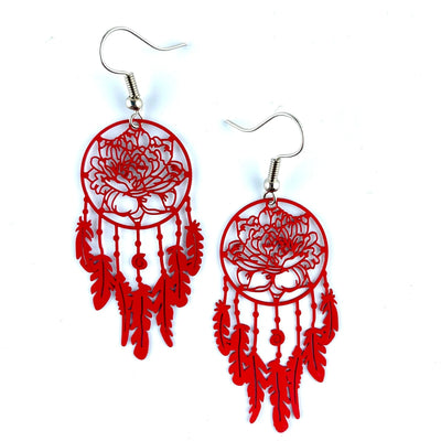 Filigree Dream Catcher Drops - 3 Colours