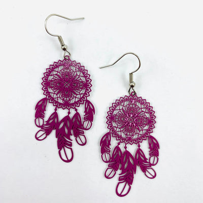 Filigree Dream Catcher Drops - 5 Colours