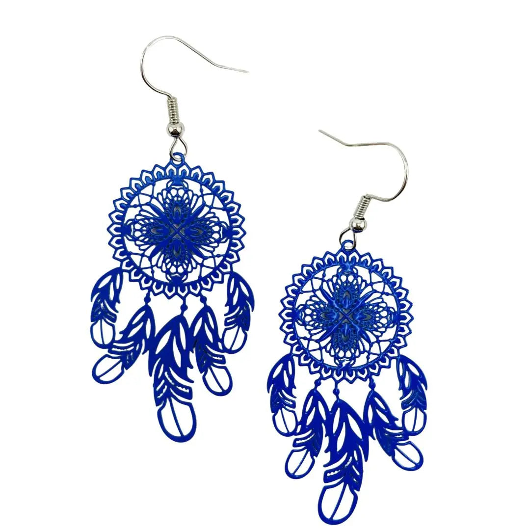 Filigree Dream Catcher Drops - 5 Colours