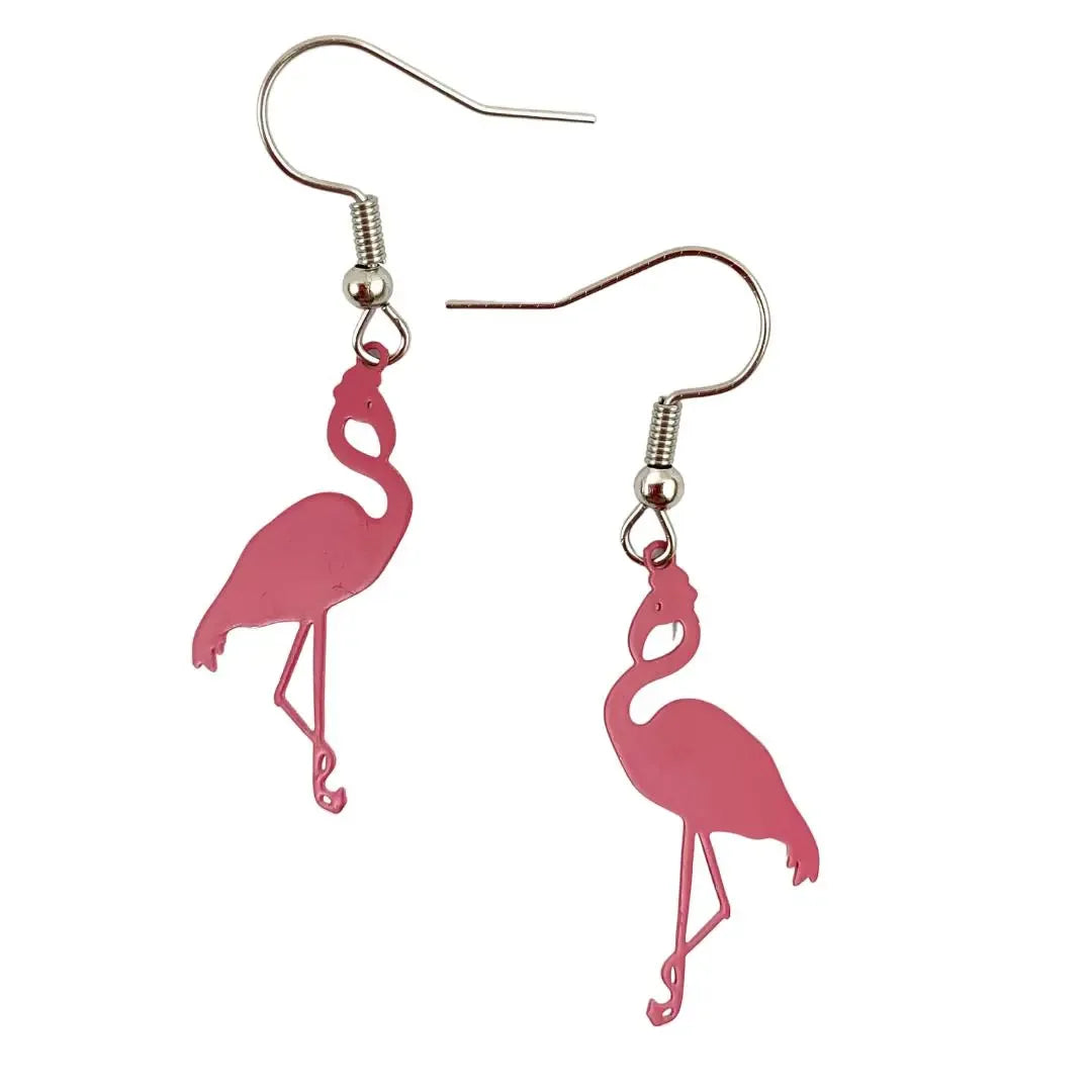 Filigree Flamingo Drops Sunbaked Lizard Jewellery & Gifts