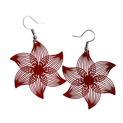 Filigree Flower Drops - 3 Colours