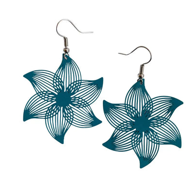 Filigree Flower Drops - 3 Colours