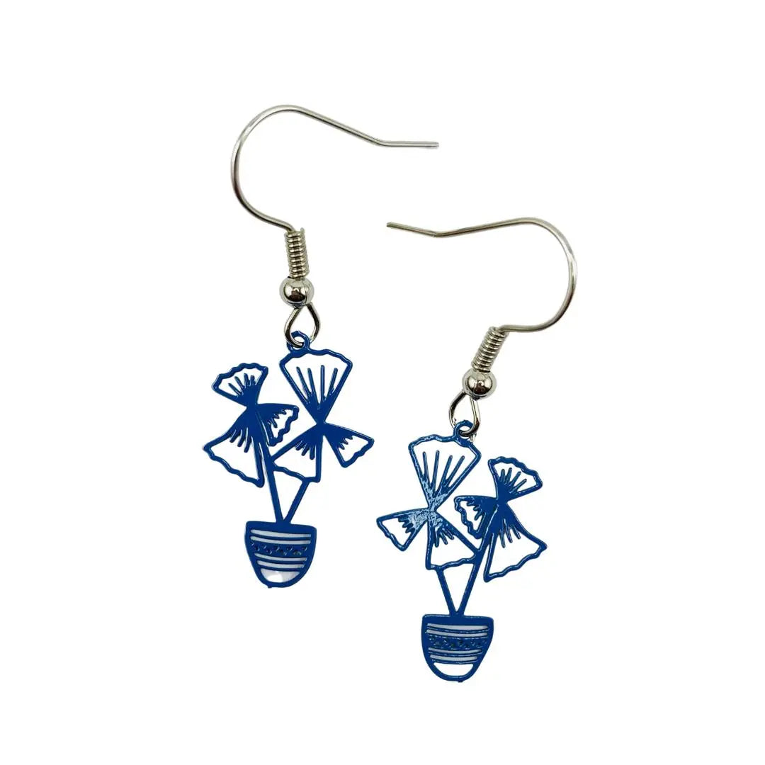 Filigree Flower Pot Drops - 2 Colours