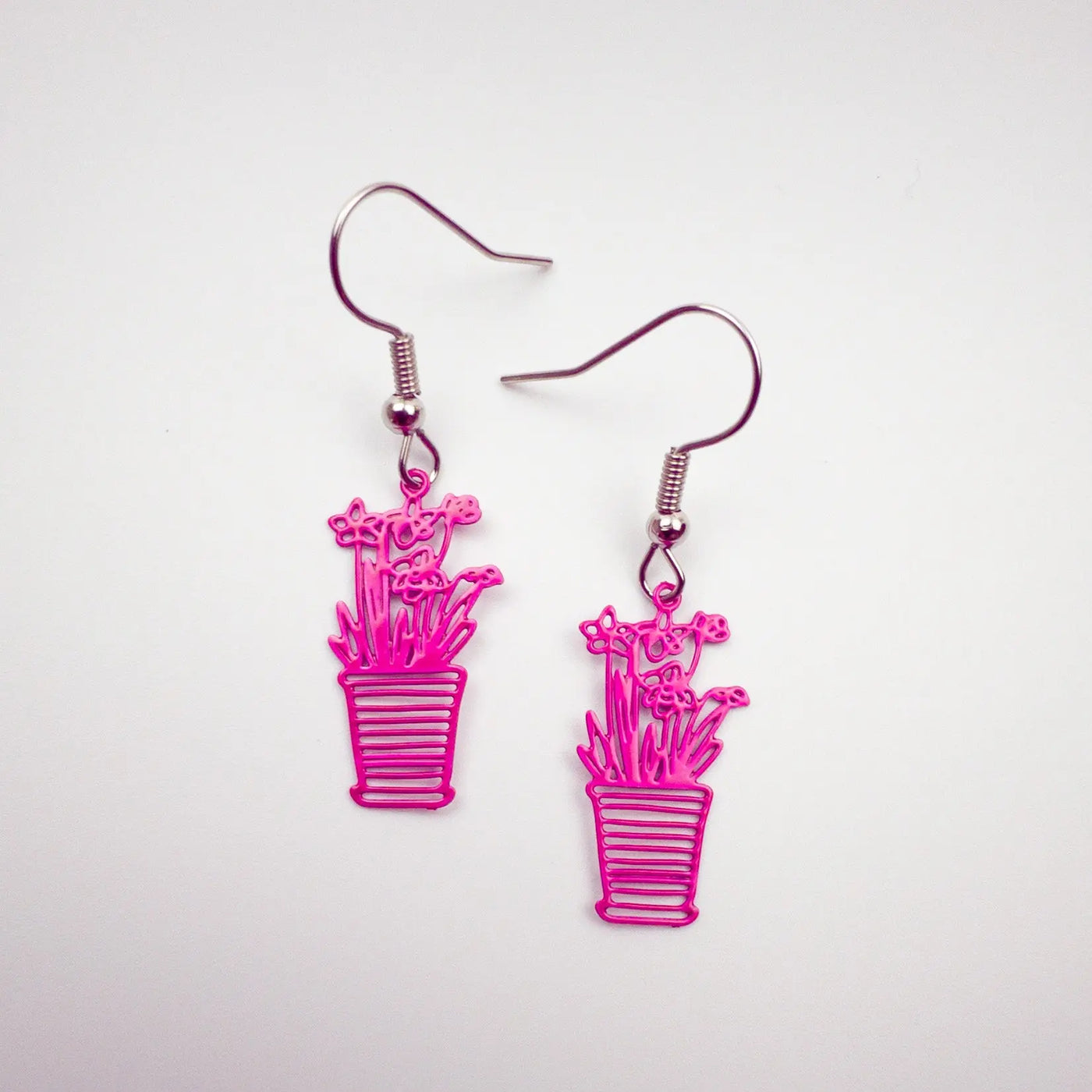 Filigree Flower Pot Drops - 3 Colours