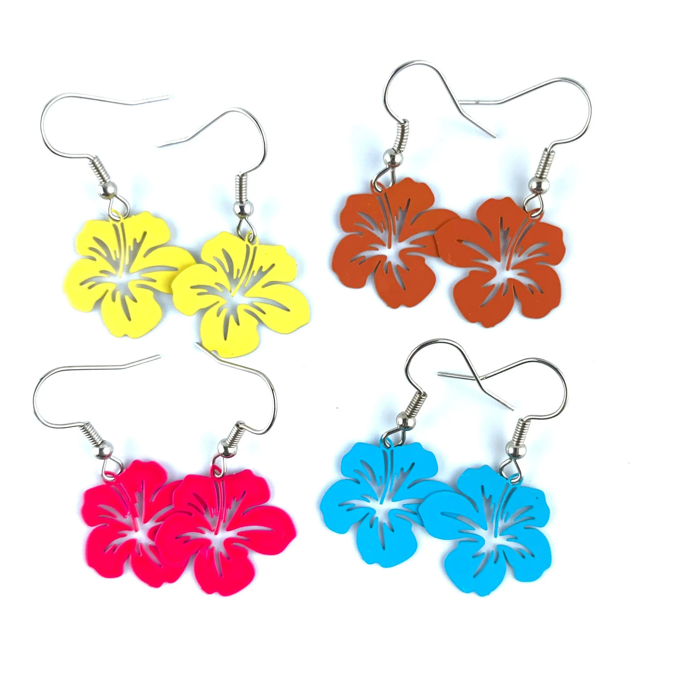 Filigree Hibiscus Drops - 5 Colours