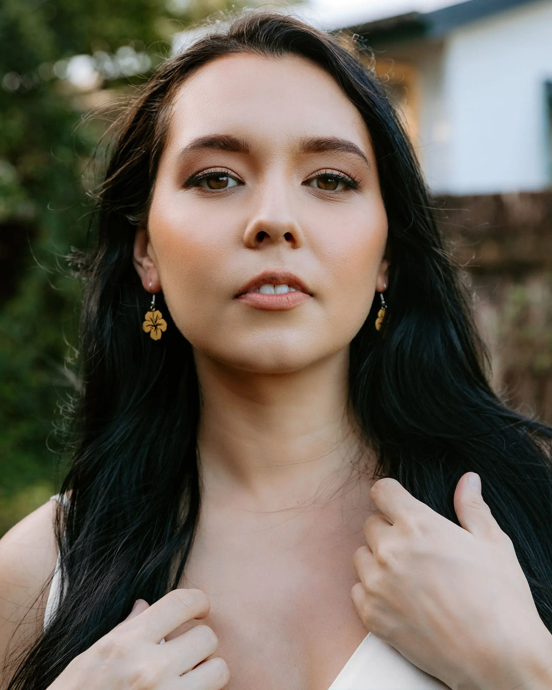 Filigree Hibiscus Drops - 5 Colours Sunbaked Lizard Jewellery &amp; Gifts