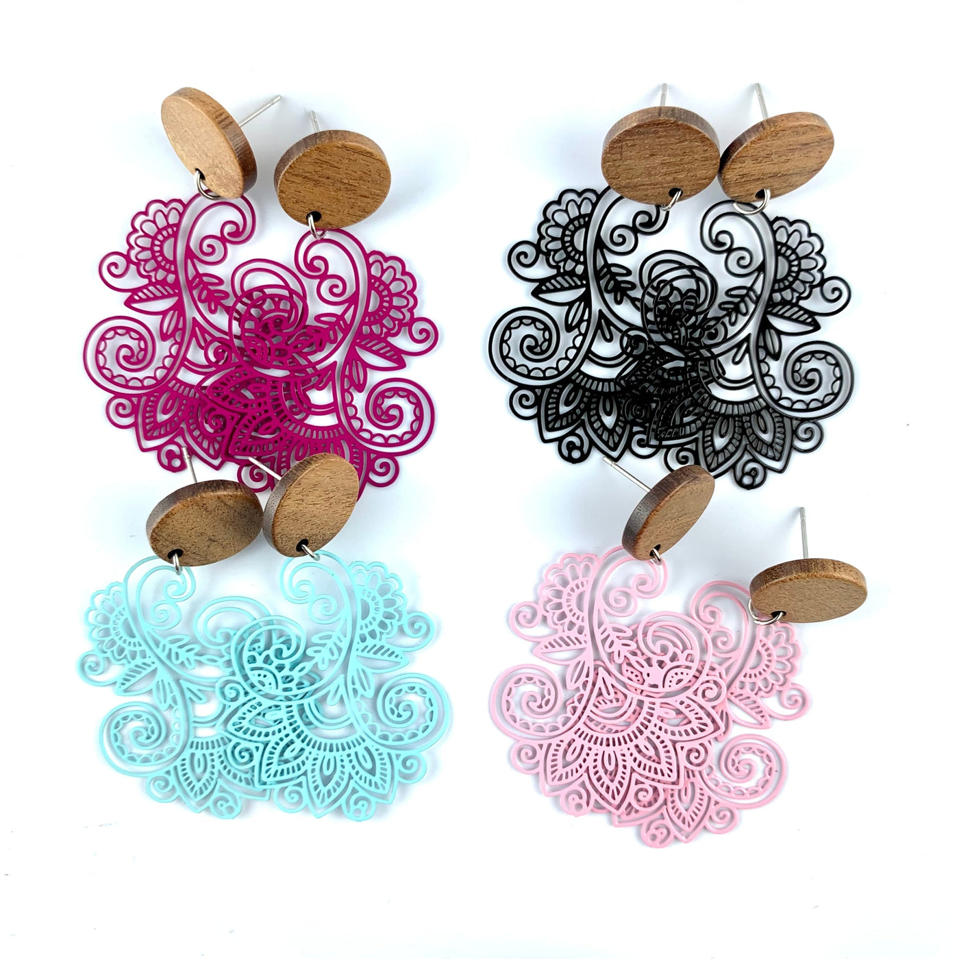 Filigree Lacey Drops - 4 Colours