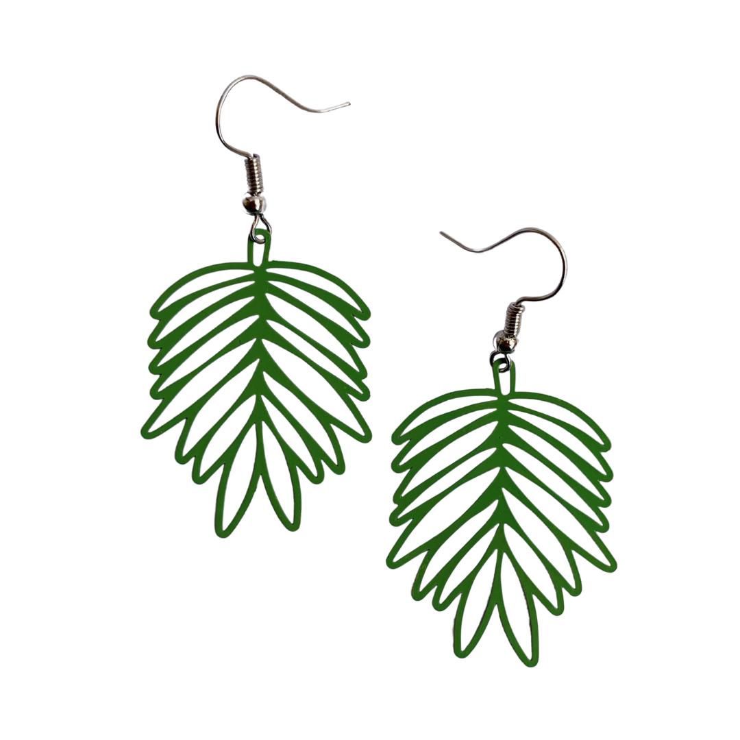 Filigree Leaf Drops - 3 Colours