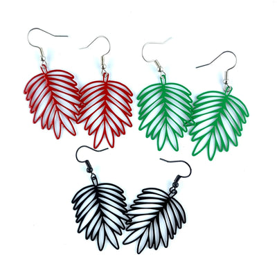 Filigree Leaf Drops - 3 Colours