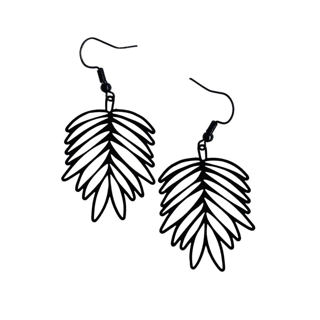 Filigree Leaf Drops - 3 Colours