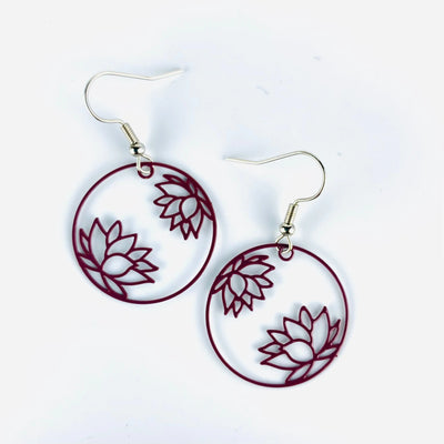 Filigree Lotus Flower Drops - 4 Colours