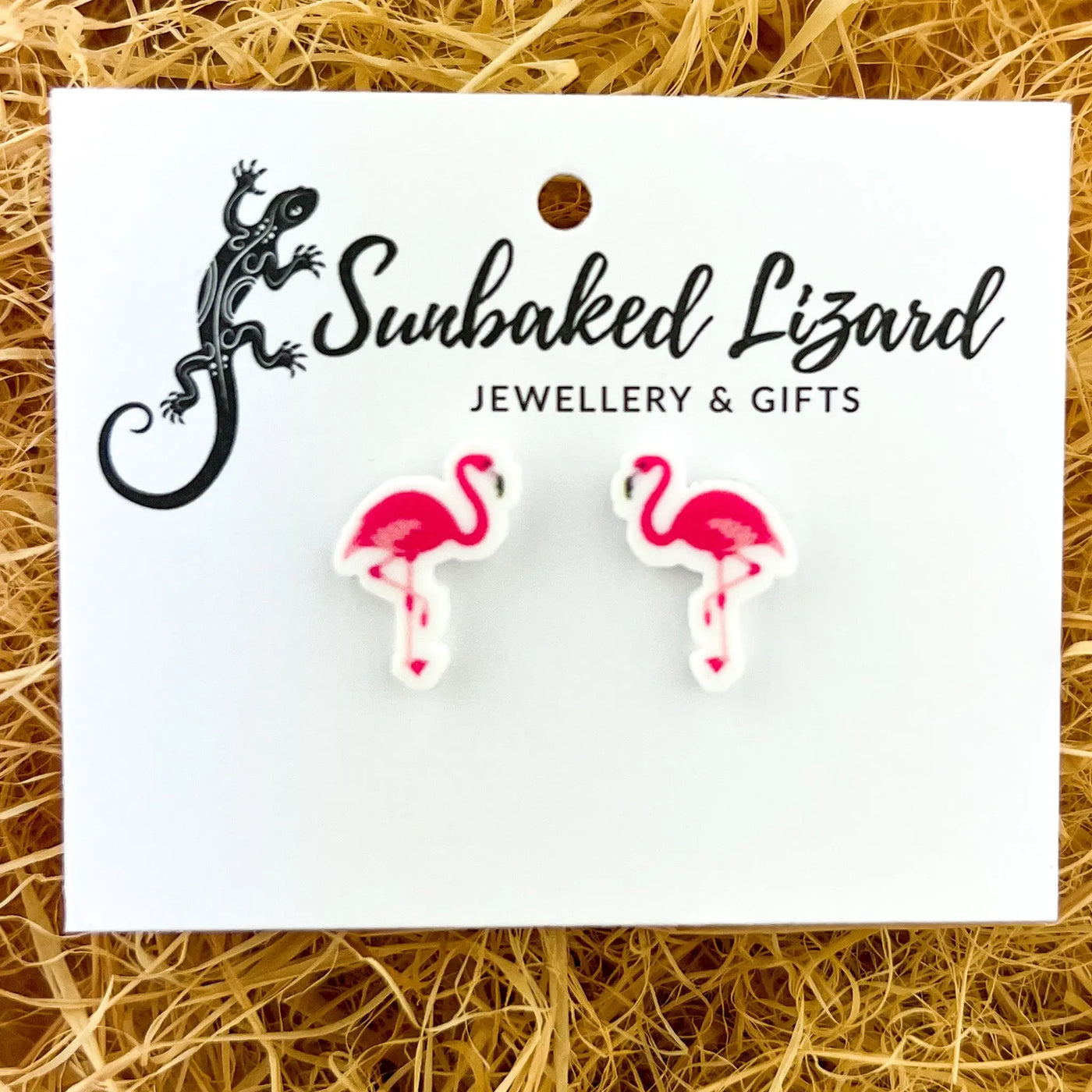 Florance the Flamingo Studs
