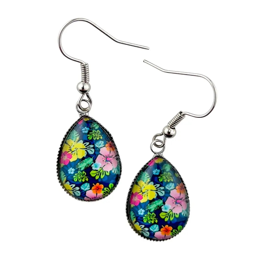 Flower Teardrop Drops