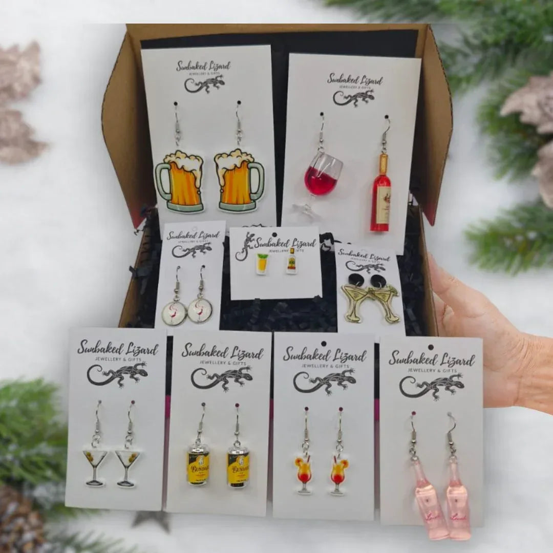 Gift Box - Booze Box Sunbaked Lizard Jewellery &amp; Gifts