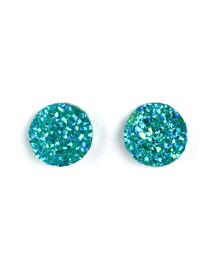 Glimmer Stud Earrings - 7 Colours Sunbaked Lizard Jewellery &amp; Gifts