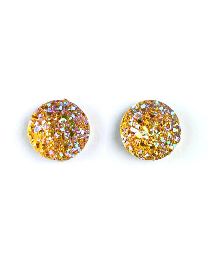 Glimmer Stud Earrings - 7 Colours Sunbaked Lizard Jewellery &amp; Gifts