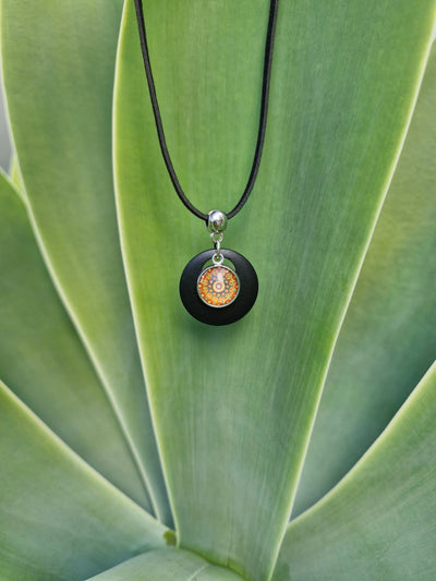 Golden Mandala Pendant Sunbaked Lizard Jewellery & Gifts