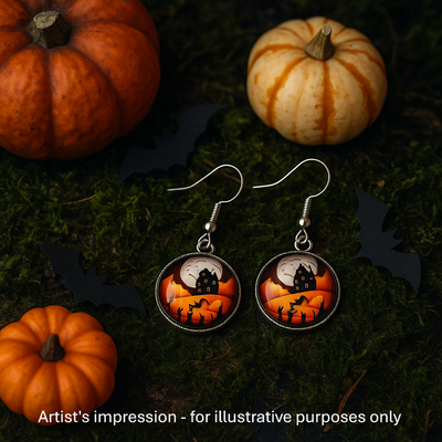 Haunted House Halloween Drops Sunbaked Lizard Jewellery & Gifts