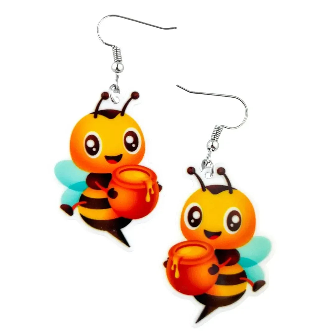 Honey Loving Bee Drops Sunbaked Lizard Jewellery & Gifts