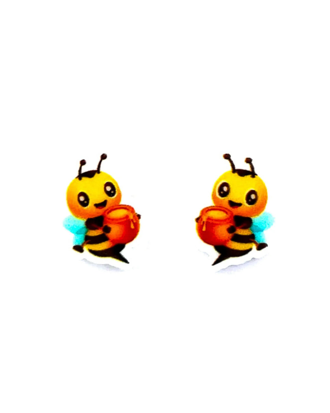 Honey Loving Bee Studs Sunbaked Lizard Jewellery & Gifts