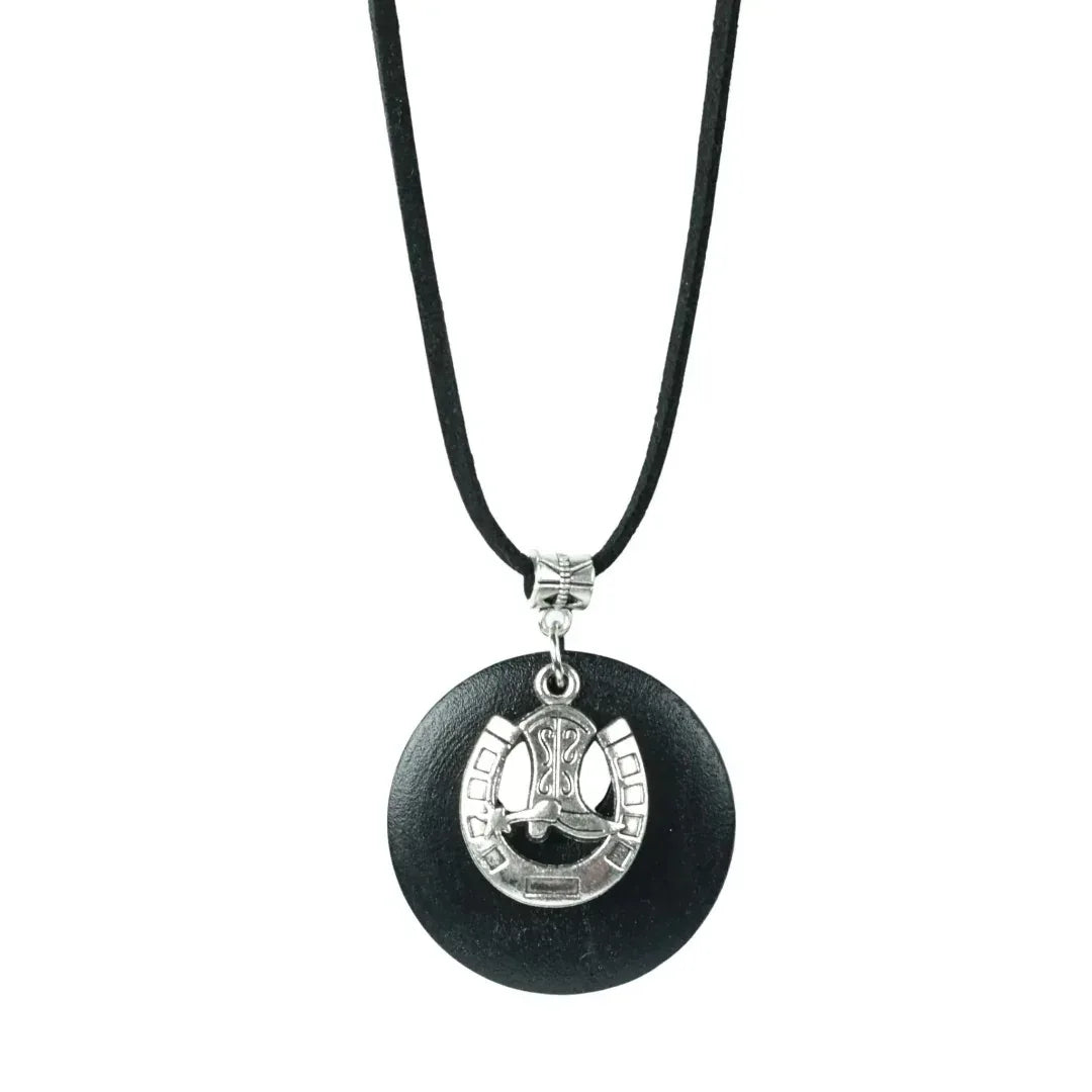 Horse Shoe/Cowboy Boot Charm Necklace - 2 Colours Sunbaked Lizard Jewellery & Gifts