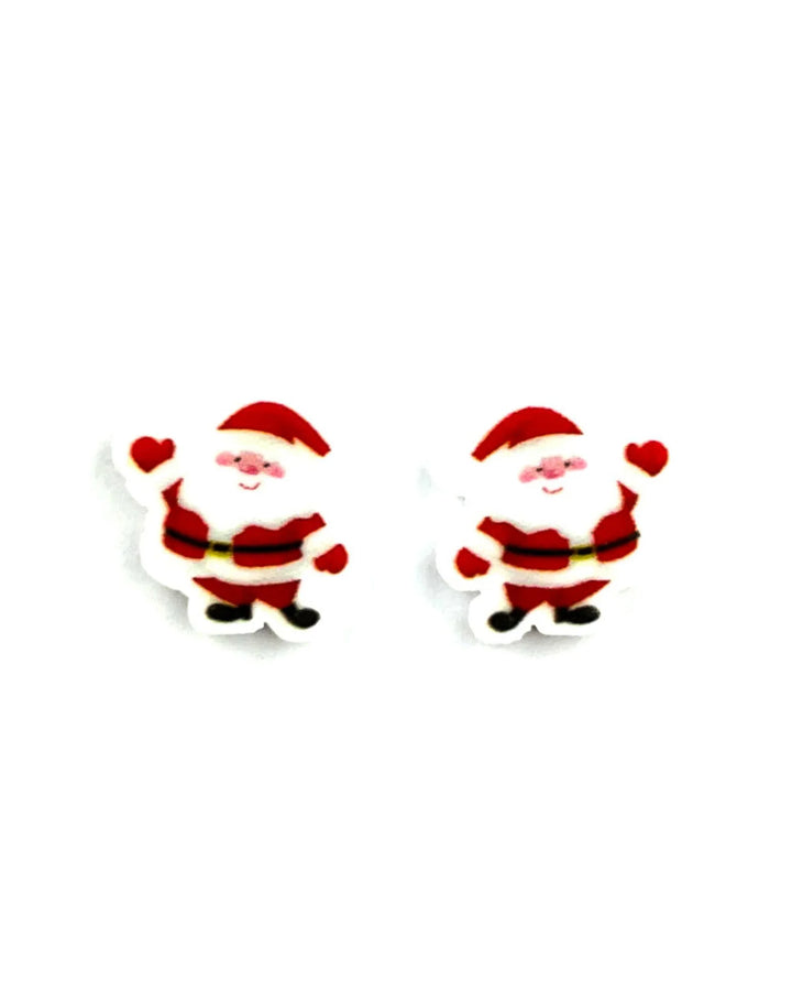 Jolly Santa Studs Sunbaked Lizard Jewellery &amp; Gifts