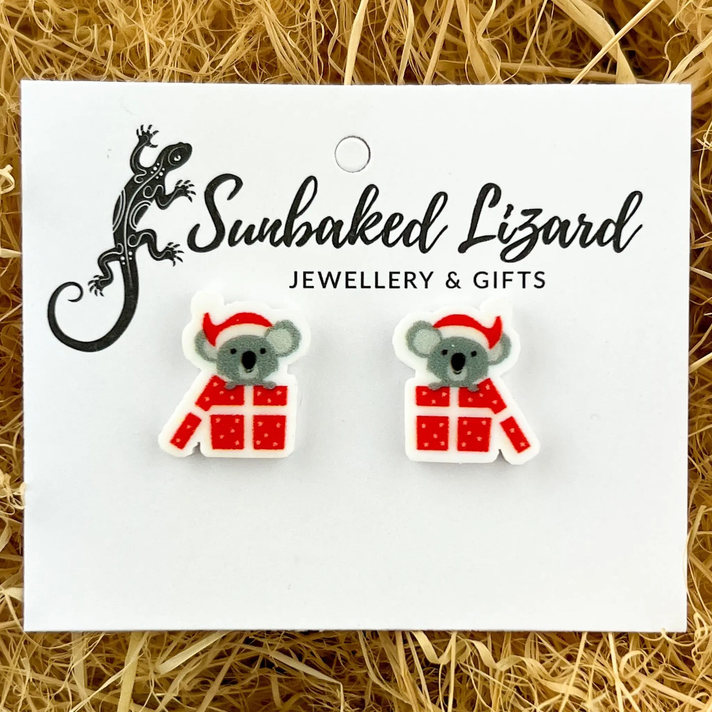 Koala Christmas Gift Studs