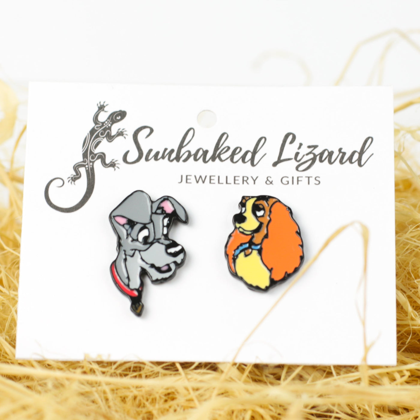Lady And The Tramp Stud Earrings