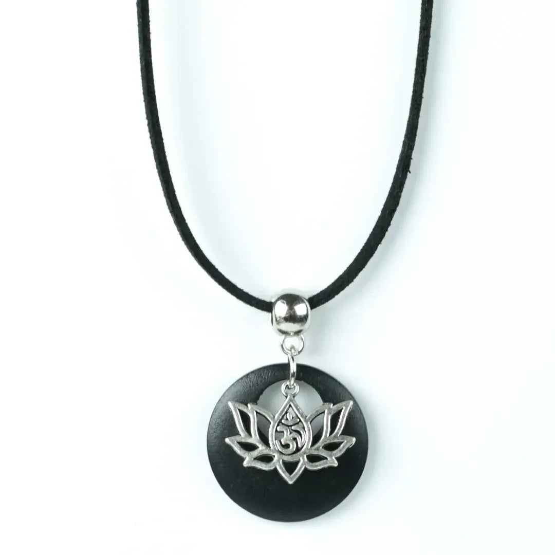 Lotus Flower Charm Necklace - 2 Colours Sunbaked Lizard Jewellery & Gifts