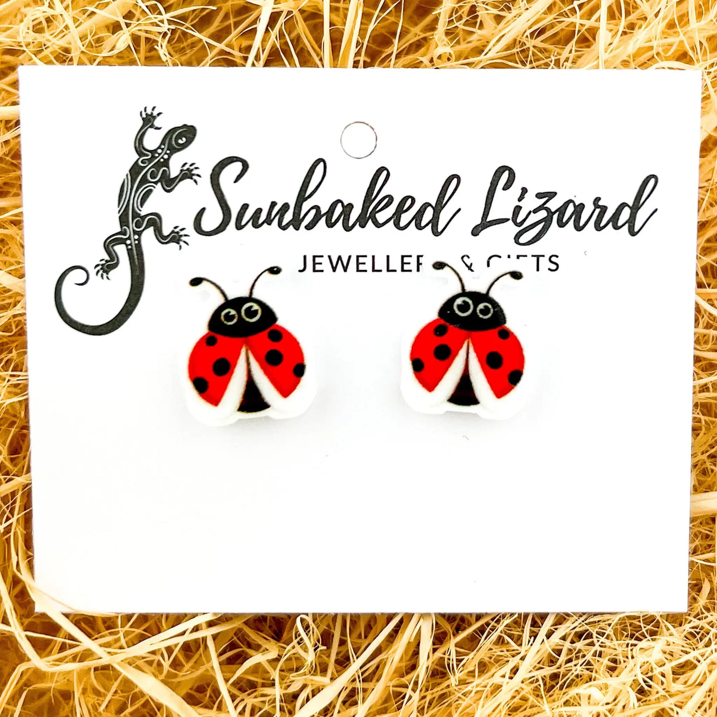 Lucy the Ladybug Studs
