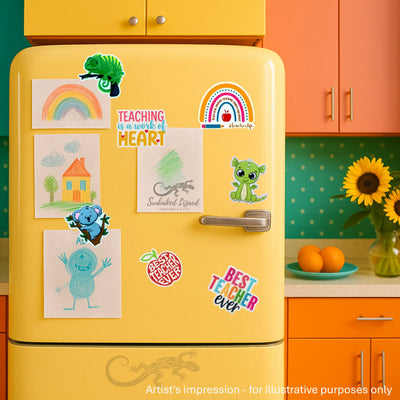 Chameleon Magnet Sunbaked Lizard Jewellery & Gifts