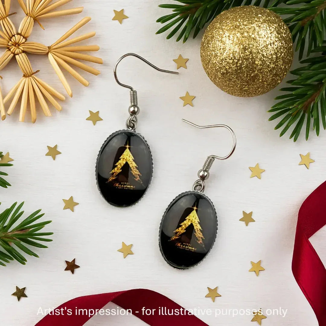 Merry Christmas Tree Drops Sunbaked Lizard Jewellery &amp; Gifts